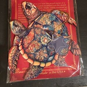 G. DeBrekht Artistic Studio Sea Turtle Ornament